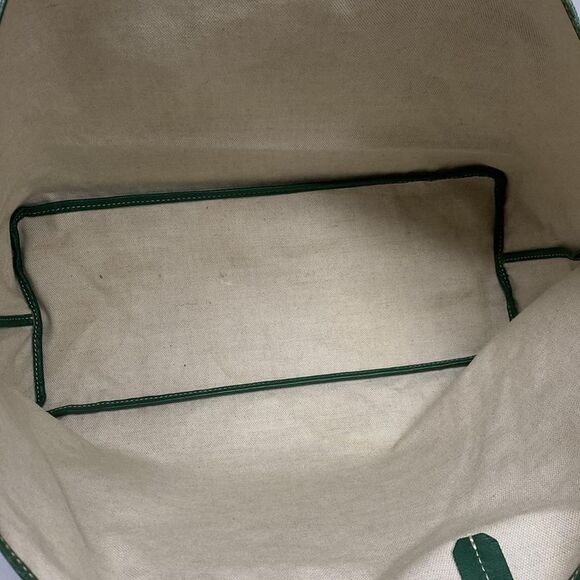 Goyard Tote Bag Saint Louis PM Green Leather - Picture 7 of 15